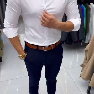 Classic White Slim Fit Formal Shirt Bundle