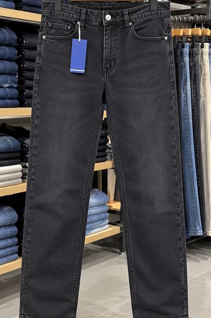 Men's Black Slim Fit Jeans