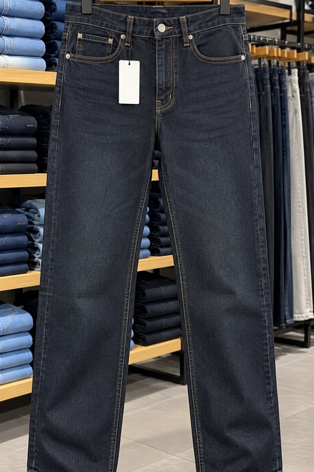 Men's Dark Navy Slim Fit Jeans