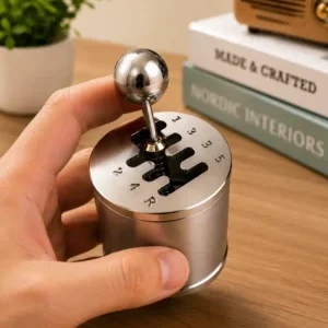 Compact Manual Transmission Desk Toy – Miniature Metal Shifter